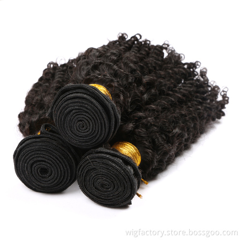 Wholesale 100% virgin hair products for black women, full cuticle indian human kinky curly virgin hair